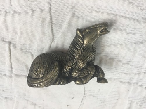 Petit cheval ancien bronze