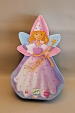 Djeco Silhouette Puzzle - Fairy and Unicorn - 36 Piece, Ages 4 and Up