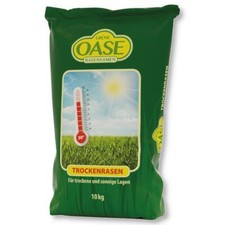 Grüne Oase Graines de gazon Gazon sec 10 kg à enracinement profond, tolérant 