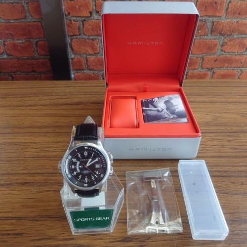 Hamilton khaki gmt automatic - hamilton,