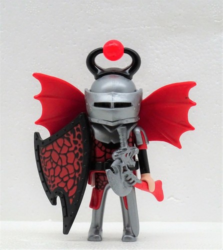 Rouge chevalier dragon avec - rouge,