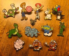 TOY STORY LAND CMPLT WDW 12 PIN MYSTERY SET WEEZY TRIXIE BUTTERCUP PIXAR DISNEY