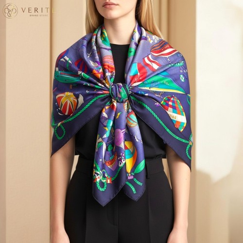 Rare vintage foulard soie - foulard, en