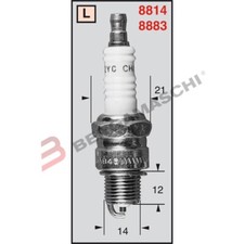 Bougie CHAMPION Spark Plug OE064/T10 RL82YC Pour Suzuki B 120 Cc