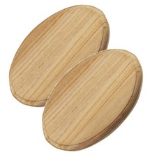 2x Ovale Uni Bois Porte Signe