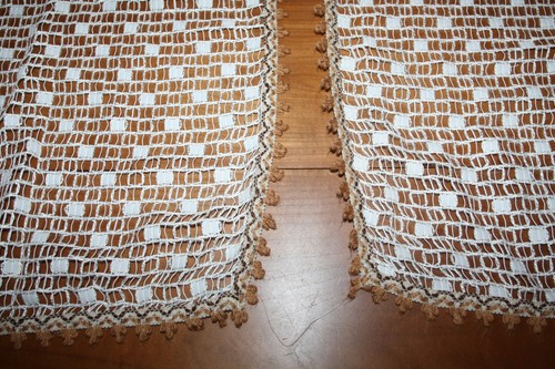Paire rideaux 40 blanc - rideaux,