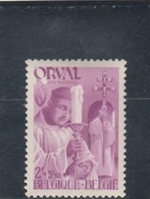 L7025 BELGIQUE timbre N° Y&T 564 de 1941-42 " Orval Orfevrerie " Neuf*