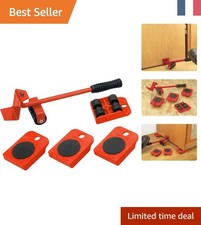 Roulettes Meubles Meister - Kit 5 Pièces pour Déménagement Serein, Charge 150 kg