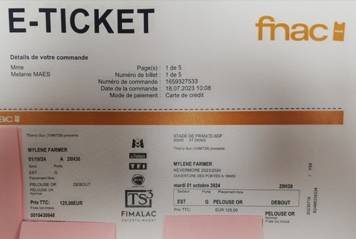 Places concert mylene - places,