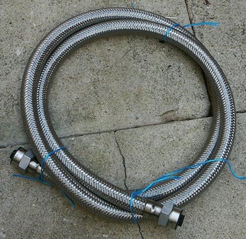Flexible tressé inox 316 - 316, l