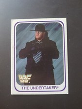 Rare Undertaker 1991 Merlin Rookie Card 30 WWE WWF Wrestling - Italian Version