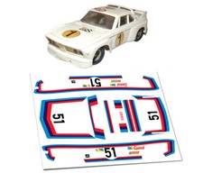 STICKERS POUR BMW 3.0 CSL #51 JOUEF 1/40 OU AUTRE (NO DECAL IDEAL SLOT) DCS037