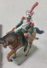 Ancien soldat, cavalier lancier de Berg, en plastique peint, Starlux Empire