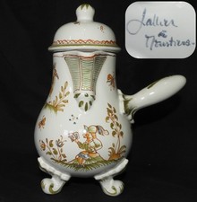 LALLIER à MOUSTIERS : Chocolatière en parfait état