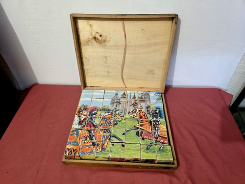 Ancien jeu cubes en - ancien,