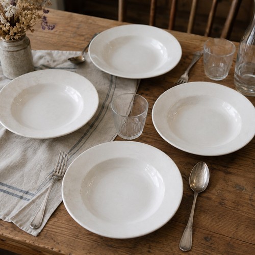 Lot assiettes creuses - de, 4