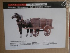 NEUF MAQUETTE CHARETTE A