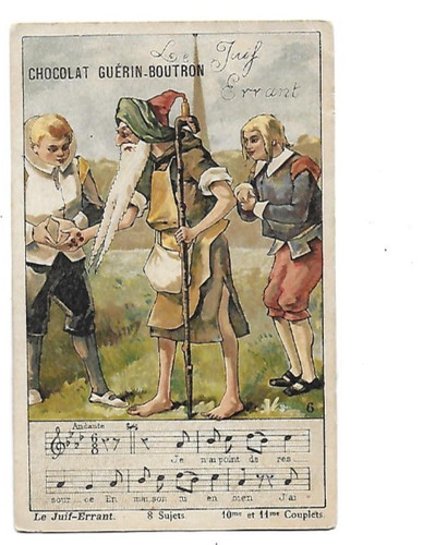 Ancien chromo publicitaire - ancien,