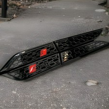 For Audi S5 Fender/Wing/Door Badges 2017+ S5 Version Gloss Black 