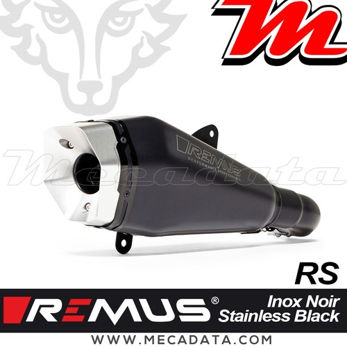 Silencieux remus inox - remus, noir