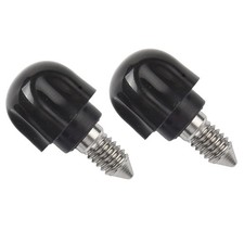 Jeu de deux vis noires de