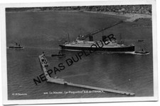 0078 - Postcard - liner "ILE DE FRANCE" - Compagnie Générale Transat.