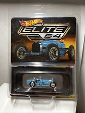 Hot wheels 1/64 🇨🇵 elite64 Bugatti Type 5& #10 Métal Et Roues Gommes de 2024