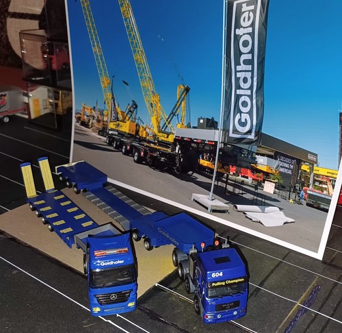 Herpa camions goldhofer - -,