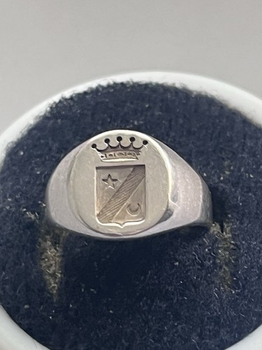 Chevalière armoiries 19 - chevalière, or
