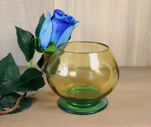 Vase boule ancien verre - ancien,