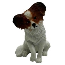 TBD Papillon Puppy Dog 2.5” Figure Toy Plastic Cake Topper Model 2011