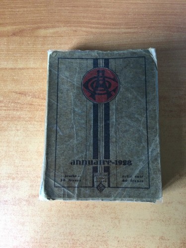 Annuaire 1928 automobile club - automobile,