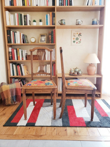 Paire chaise vintage - paire, de