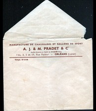 ORLEANS (45) FACTORY OF SPORTS SHOES & BALLOONS "A.J.M. PRADET" circa 1950