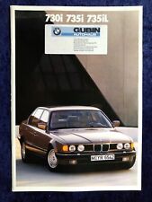 BMW 7 Series, E 32 Brochure, 1.1989, Models: 730i, 735i, 735iL AH Gubin