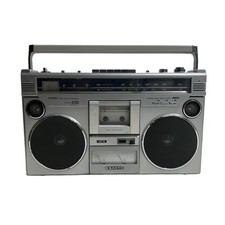 Vintage Sanyo M9978F Boombox Stereo Radio Cassette Recorder AM FM Made in Japan