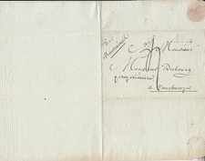 📜 Lettre ancienne 1810 –