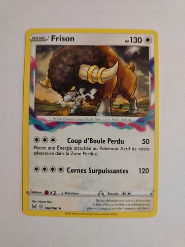 Carte pokemon frison 148 - pokemon,