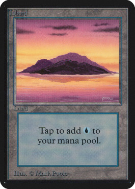 Magic mtg island alpha - -,