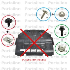 Kit clips fixation cache sous