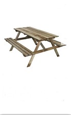 Table pique-nique en bois 4
