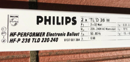 Philips performer ballast - philips,