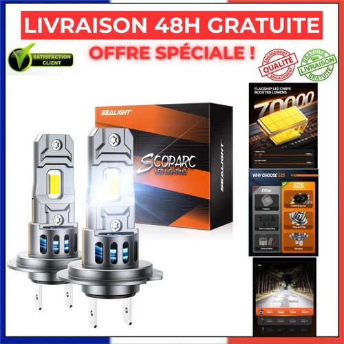 Ampoules led sealight s2s - h7,