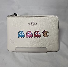 Coach Pacman Corner Zip Wristlet