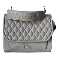 Sublime sac Lancel Ninon taille M, coloris "glace" (gris clair) - neuf