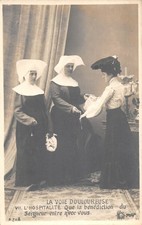 Old postcard religion / good sisters / nun / nun / nun / the painful way / the hosp