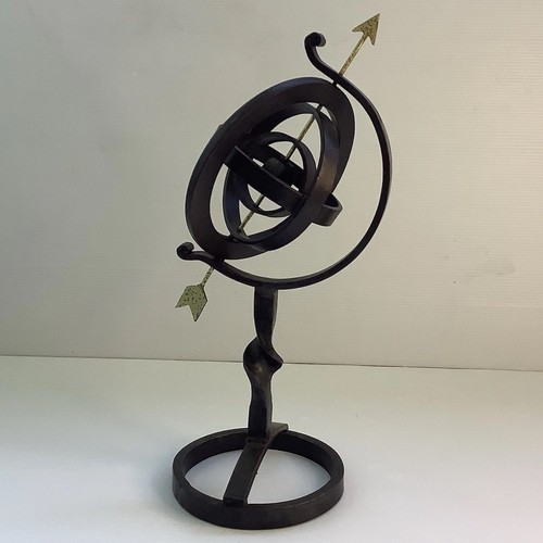 Globe armillaire fer - globe,