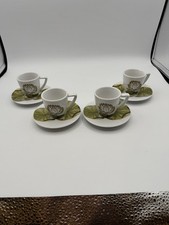 Nespresso Design Demitasse Cup And Saucer Waterlily/Lotus Set