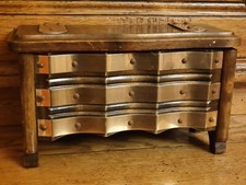 coffre à bijoux en bois vintage