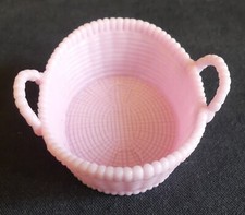 Miniature dollhouse basket | vintage accessory REF 5796